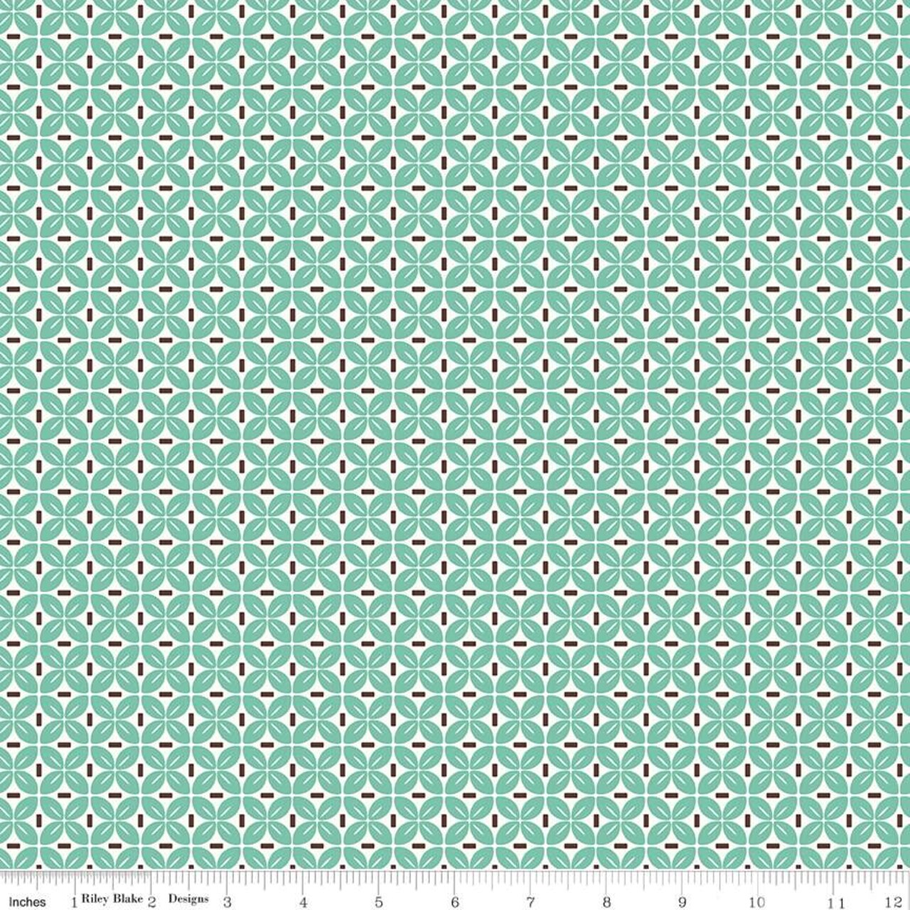 Fabric Riley Blake Sea Glass Elaine Bee Vintage by the Quarter Yard C13075-SEAGLASS